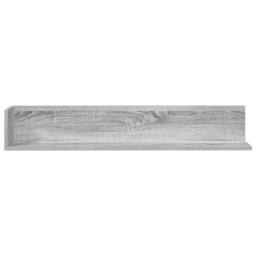 Berkfield Home Wall Shelves 2 pcs Grey Sonoma 100x16.5x16.5 cm Engineered Wood - thumbnail 4
