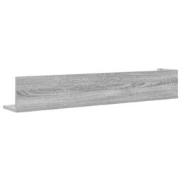 Berkfield Home Wall Shelves 2 pcs Grey Sonoma 100x16.5x16.5 cm Engineered Wood - thumbnail 7