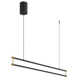 Netlighting Kayson 84cm Pendant Ceiling Light Matt Black LED 3000K - thumbnail 2