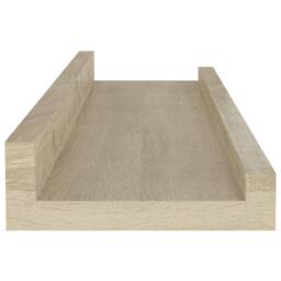 Berkfield Home Wall Shelves 4 pcs Sonoma Oak 40x9x3 cm in Light Tan - Size: 40 x 9 x 3 cm - thumbnail 8