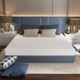 MN Furniture Multi-Layer High Density Hard Foam Mattress Single W90cm x L190cm x H15cm in White - thumbnail 5