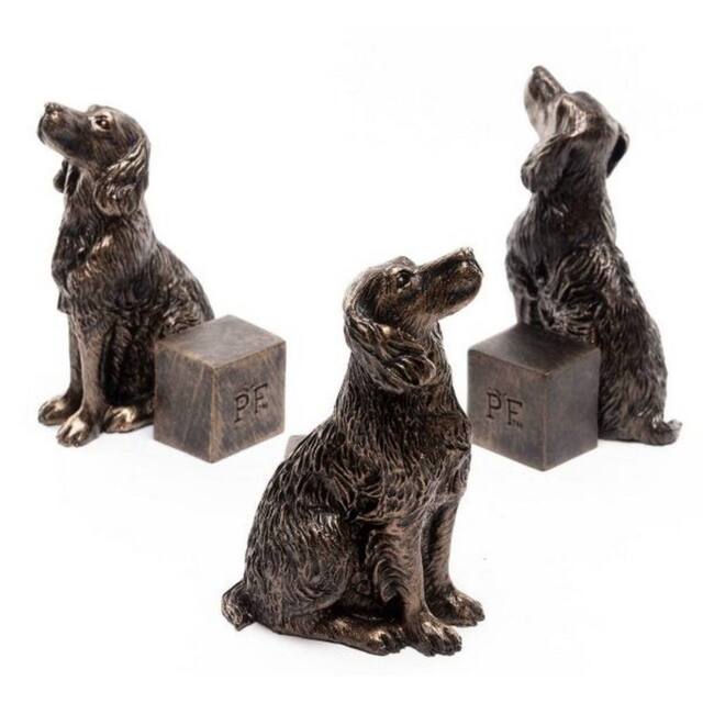 Jardinopia Springer Spaniel Plant Pot Feet - Set of 3 in Bronze - image 1