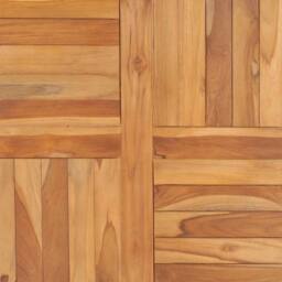 Berkfield Home Table Top Solid Teak Wood 70x70x2.5 cm in Brown - thumbnail 5