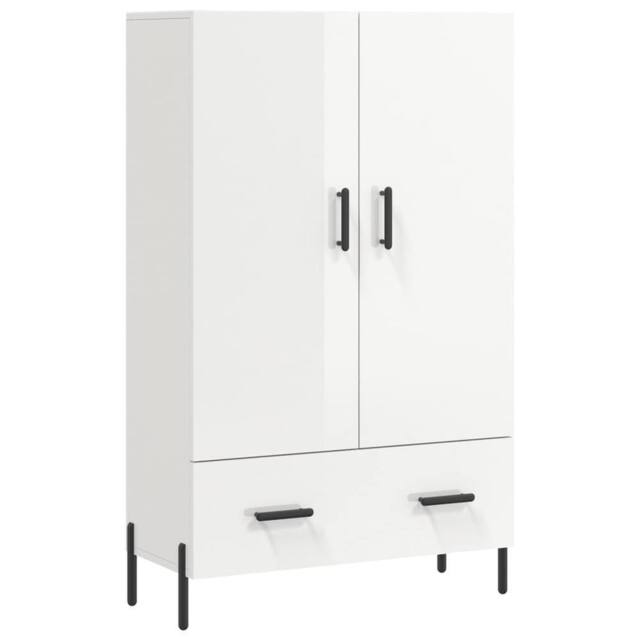 Berkfield Home Highboard High Gloss White 69.5x31x115 cm Engineered Wood - image 1