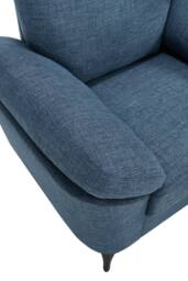 More4Homes Malmo Modern Scandi Style Fabric Living Room Chair in Blue - Size: 1 Seater - thumbnail 5