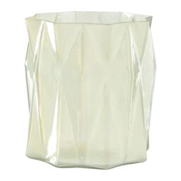 Orsina Rambia Small Irridescent Glass Candle Holder in Silver - thumbnail 1