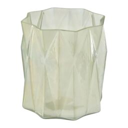 Orsina Rambia Small Irridescent Glass Candle Holder in Silver - thumbnail 5