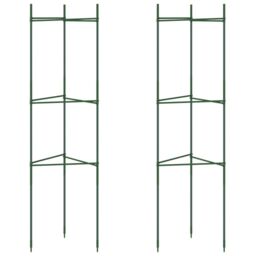 Berkfield Home Tomato Cage 2 pcs 116 cm Steel & PP in Green - thumbnail 2