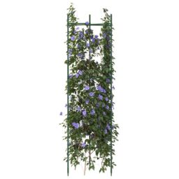 Berkfield Home Tomato Cage 2 pcs 116 cm Steel & PP in Green