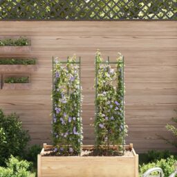 Berkfield Home Tomato Cage 2 pcs 116 cm Steel & PP in Green - thumbnail 3