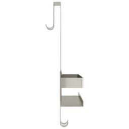 Berkfield Home Hanging Shower Caddy Brushed 304 Stainless Steel in Silver - thumbnail 5