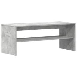 Berkfield Home TV Cabinet Concrete Grey 100x40x40 cm Engineered Wood - Size: 100 x 40 x 40 cm - thumbnail 7