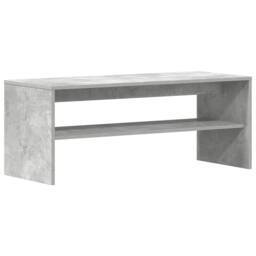 Berkfield Home TV Cabinet Concrete Grey 100x40x40 cm Engineered Wood - Size: 100 x 40 x 40 cm - thumbnail 3