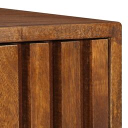 Berkfield Home Bedside Cabinet 40x30x50 cm Solid Mango Wood in Brown - Size: 40 x 30 x 50 cm - thumbnail 6