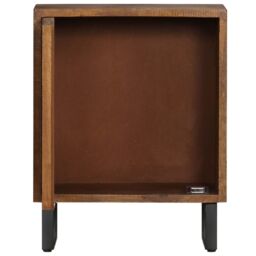 Berkfield Home Bedside Cabinet 40x30x50 cm Solid Mango Wood in Brown - Size: 40 x 30 x 50 cm - thumbnail 4