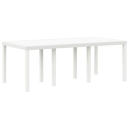 Berkfield Home 9 Piece Garden Dining Set with Cushions, White Poly Rattan - thumbnail 4