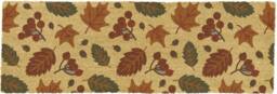 Artsy Mats Autumn Leaves Coir Doormat (120 x 40cm) in Brown - Size: 40 cm x 120 cm - thumbnail 4