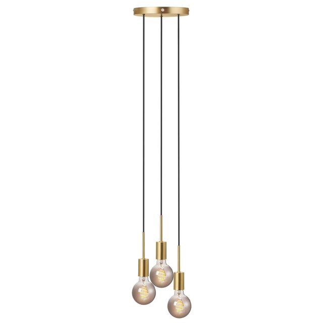 Nordlux Paco Pendant Light Brass Metal Dining Room E27 Mains in Gold - image 1