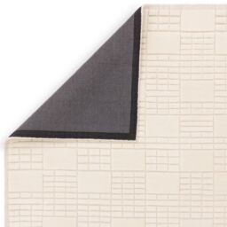 The Rug Shop UK Cream Handmade Wool Modern Geometric Cheque Easy To Clean Rug - Size: 200 cm x 290 cm - thumbnail 7