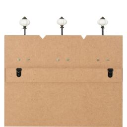 Berkfield Home Wall-mounted Coat Rack with 6 Hooks 120x40 cm HAPPY LOVE - thumbnail 6