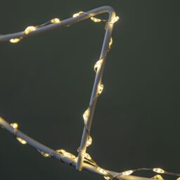 Samuel Alexander 48cm x 38cm Light up Hanging Christmas Tree Bauble with 250 White LEDs - Size: 48 cm x 38 cm - thumbnail 5