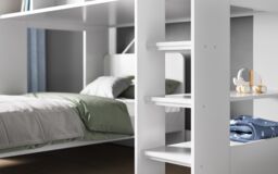 Flair Wizard L Shaped Bunk Bed in White - Size: Single - thumbnail 4