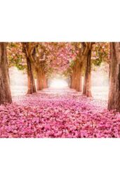 Origin Murals Blossom Trees Wall Mural in Rose - Size: W350 cm x H280 cm - thumbnail 2