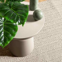 Berkfield Home Rug ZIZUR Cream 140x200 cm Jute Look Indoor & Outdoor - Size: Medium - thumbnail 2