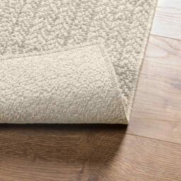 Berkfield Home Rug ZIZUR Cream 140x200 cm Jute Look Indoor & Outdoor - Size: Medium - thumbnail 7
