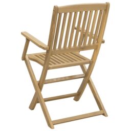 Berkfield Home Folding Garden Chairs 2 pcs 58x54.5x90 cm Solid Wood Acacia in Brown - thumbnail 7