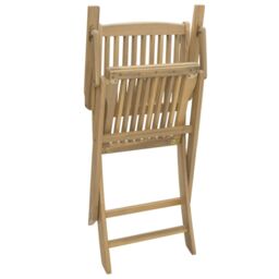 Berkfield Home Folding Garden Chairs 2 pcs 58x54.5x90 cm Solid Wood Acacia in Brown - thumbnail 8