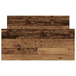 Berkfield Home Bed Frame without Mattress Old Wood 100x200 cm Engineered Wood in Brown - thumbnail 5