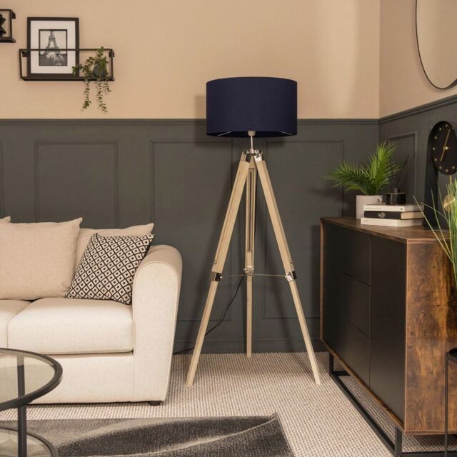 ValueLights Clipper Brown Floor Lamp - image 1