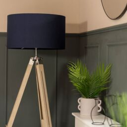 ValueLights Clipper Brown Floor Lamp - thumbnail 3