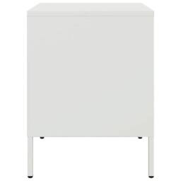 Berkfield Home Bedside Cabinets 2 pcs White 36x39x50.5 cm Steel - thumbnail 7