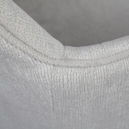 Home Garden Direct Muse - Accent Chair in Woven Yarn Fabric Upholstery in Grey - thumbnail 5