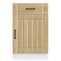 Berkfield Home Kitchen Base Cabinet Lucca Sonoma Oak Engineered Wood in Brown - thumbnail 4