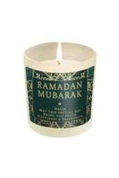 Personalised Memento Company Personalised Eid & Ramadan Scented Jar Candle in Off-White - thumbnail 1