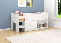 Kidsaw Mid Sleeper in White - Size: Single - thumbnail 2