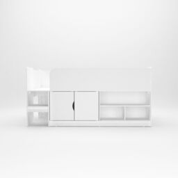 Kidsaw Mid Sleeper in White - Size: Single - thumbnail 3