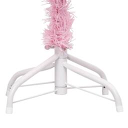 Berkfield Home Beautiful Artificial Pre-lit Christmas Tree with Ball Set Pink 15 - thumbnail 4