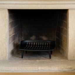 Almineez 16 Inch Cast Iron Fireplace Grate Solid Fuel Coal Log Grate in Black - Size: Large - thumbnail 4