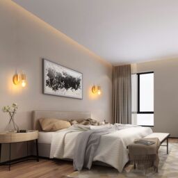 Pheashine U-Shaped Wall Lamp White 15x12x17cm 2-Pack in Light Brown - Size: 15 x 12 x 17 cm - thumbnail 6