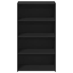 Berkfield Home Highboard Black 70x41x124 cm Engineered Wood - Size: 70 x 41 x 124 cm - thumbnail 4