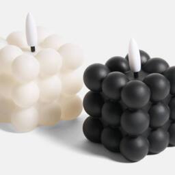 OHS Set of 2 Bubble Flameless LED Candles Decorative Lights Party Home - thumbnail 5
