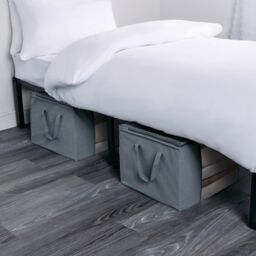OHS Large Underbed Storage Bags 2 Pack Clothes Shoes Organiser in Grey - thumbnail 6