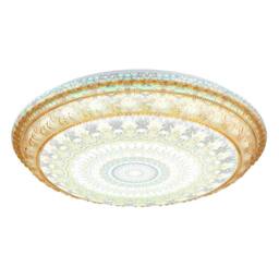Netlighting Lazaro Integrated LED Semi Flush Ceiling Light Amber LED 27006000K in Orange - thumbnail 5