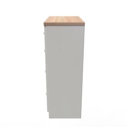 Ready Assembled 2 U Cambridge 4 Drawer Deep Chest (Ready Assembled) in Cream - thumbnail 3