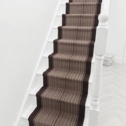 runrug Stair Runner Carpet - Durable, Non-Slip, 5.4mm - 'Carnaby' in Brown - Size: 66 cm x 660 cm - thumbnail 7