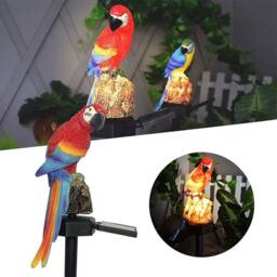 EONLION Red Parrot LED Solar Power Garden Light - Size: 100 cm - thumbnail 4